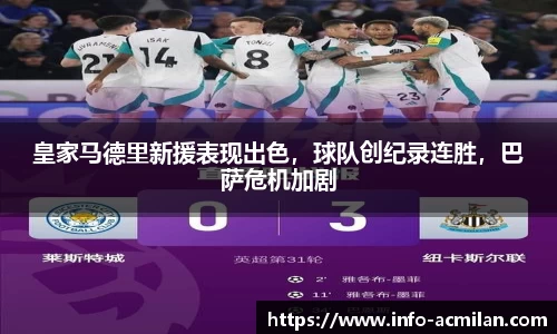 皇家马德里新援表现出色，球队创纪录连胜，巴萨危机加剧