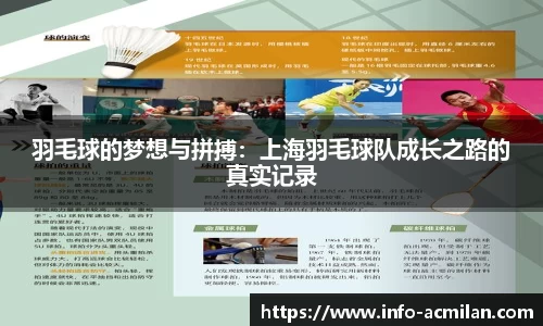 羽毛球的梦想与拼搏：上海羽毛球队成长之路的真实记录